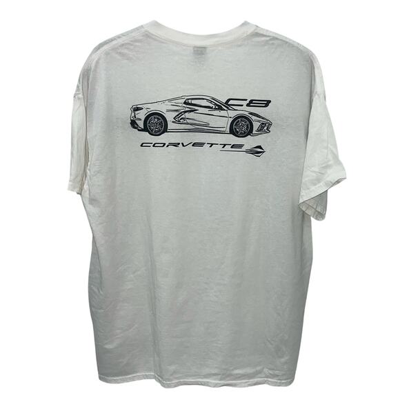 Gildan Men's XL Chevrolet Corvette C8 Graphic T-shirt - Picture 1 of 4
